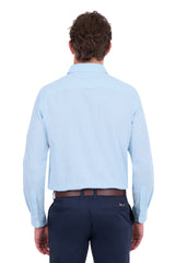 Thomas Cook Mens Linen Shirt | Blue Marle