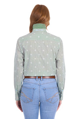 Thomas Cook Womens Jade Shirt | Sage/White