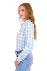 Thomas Cook Womens Eliza Shirt | Pastel Turquoise/White