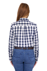 Thomas Cook Womens Tamara Navy/White LS Shirt