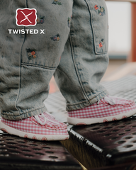 Twisted X Infants Casual Elastic Boot | Pink/White