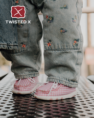 Twisted X Infants Casual Elastic Boot | Pink/White
