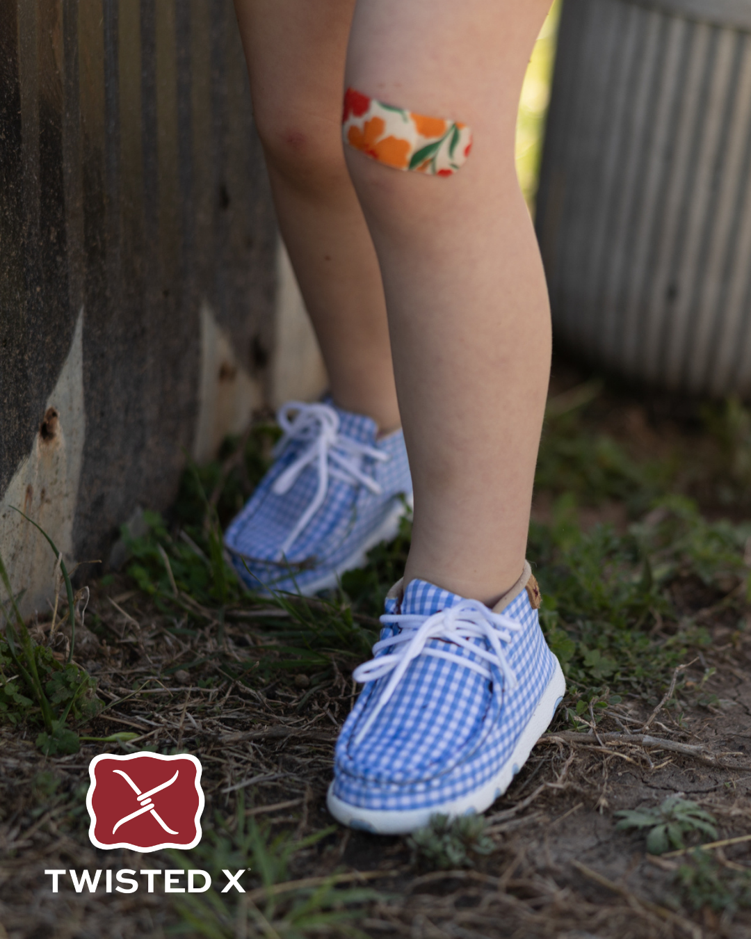 Twisted X Infants Casual Elastic Boot | Blue/White