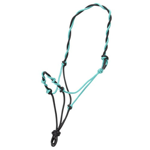 Texas Tack Twisted Knotted Rope Halter - Various Colours