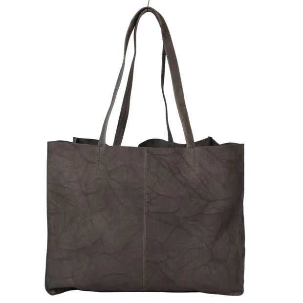 Cenzoni - Medium Washed Leather Bag