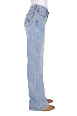 Wrangler Women’s Brianna Trouser Jean - Willow 34” Leg