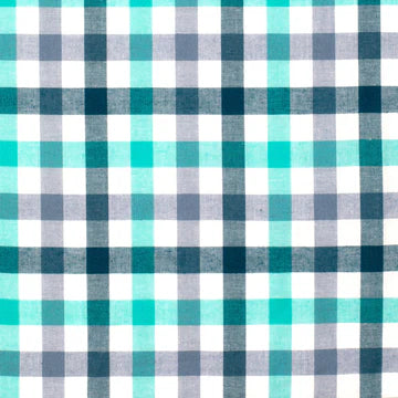 Just Country Abbey Full Button Ladies Shirt - Blue/Teal Check