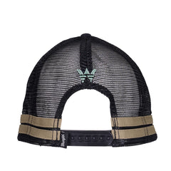Wrangler Layton High Profile Trucker Cap Black/Sage
