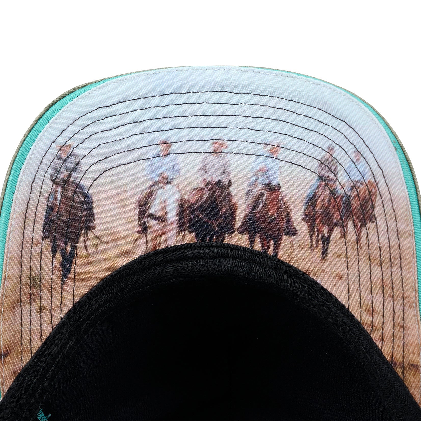 Wrangler Layton High Profile Trucker Cap Black/Sage