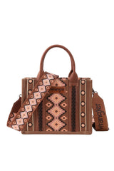 Wrangler Women's Cilia Crossbody Tote Bag - Brown