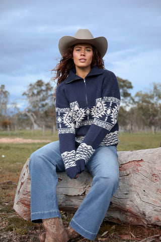 Wrangler Womens Lacey 1/4 Zip Pullover