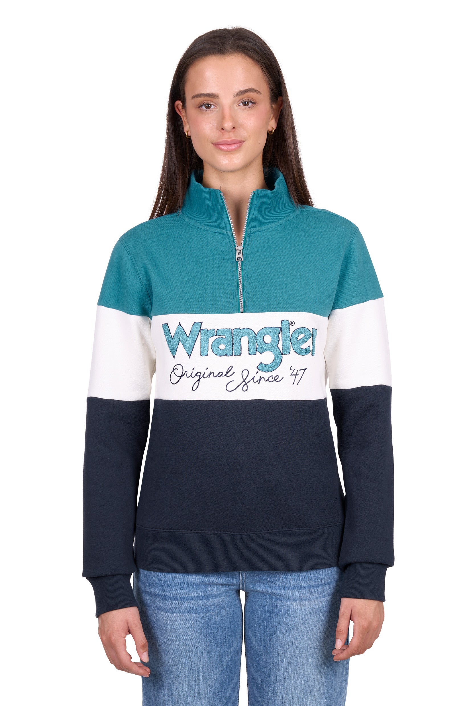 Wrangler Womens Dana 1/4 Zip Pullover