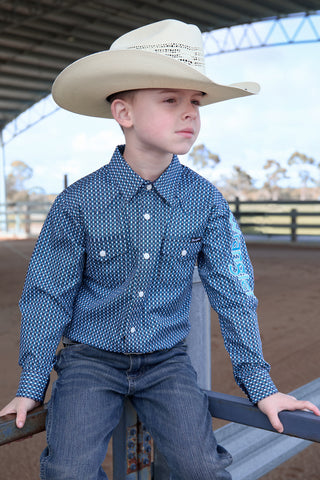 Wrangler Boys Kyle Logo LS Shirt