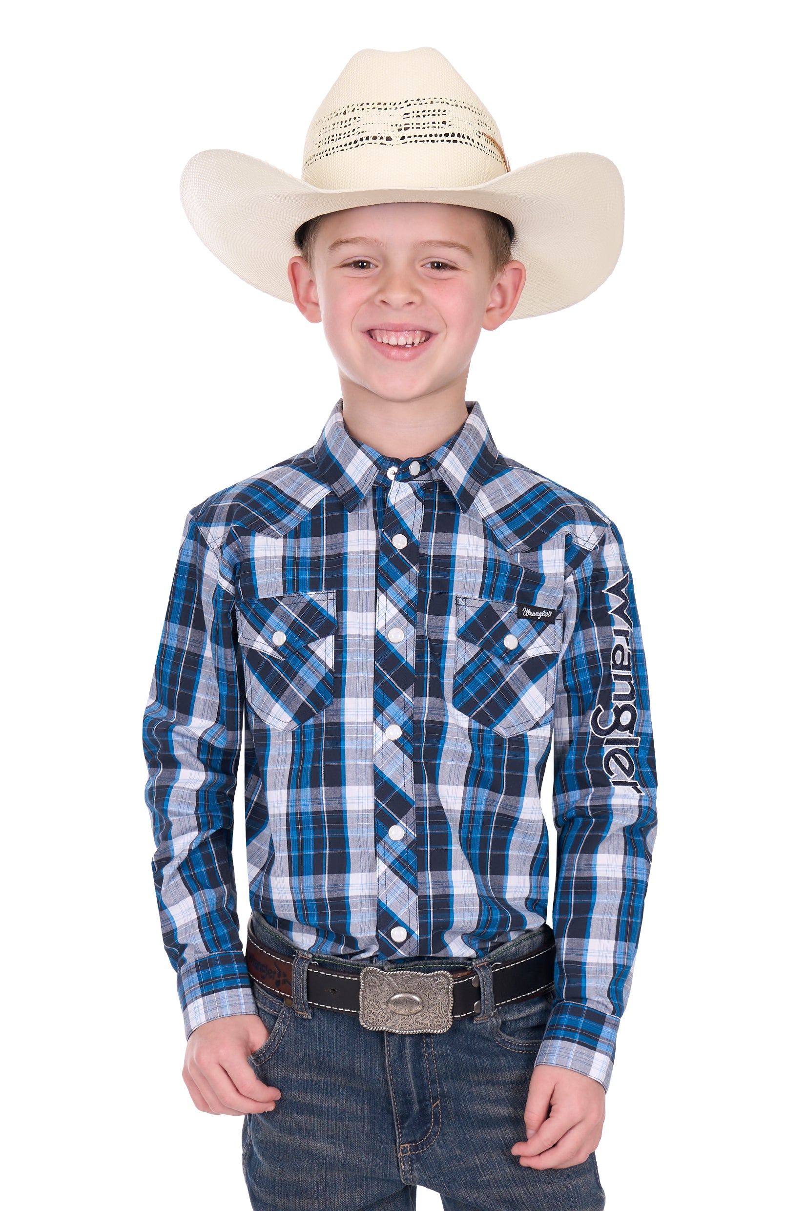 Wrangler Boys Tony Logo LS Shirt