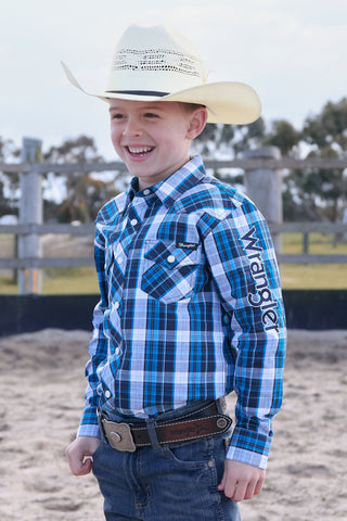 Wrangler Boys Tony Logo LS Shirt