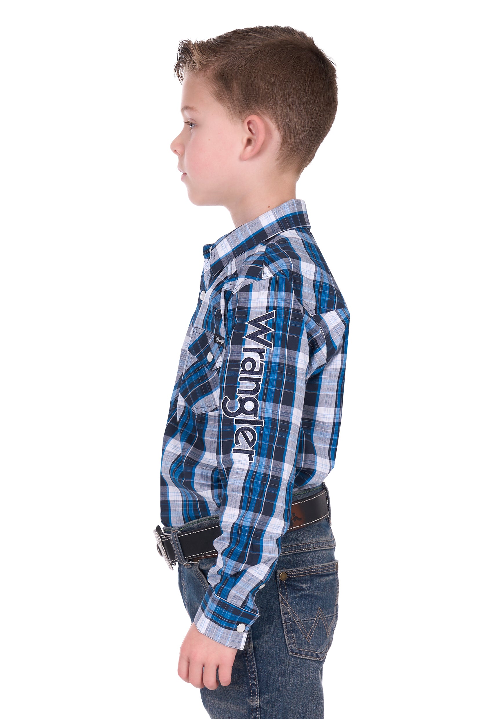 Wrangler Boys Tony Logo LS Shirt