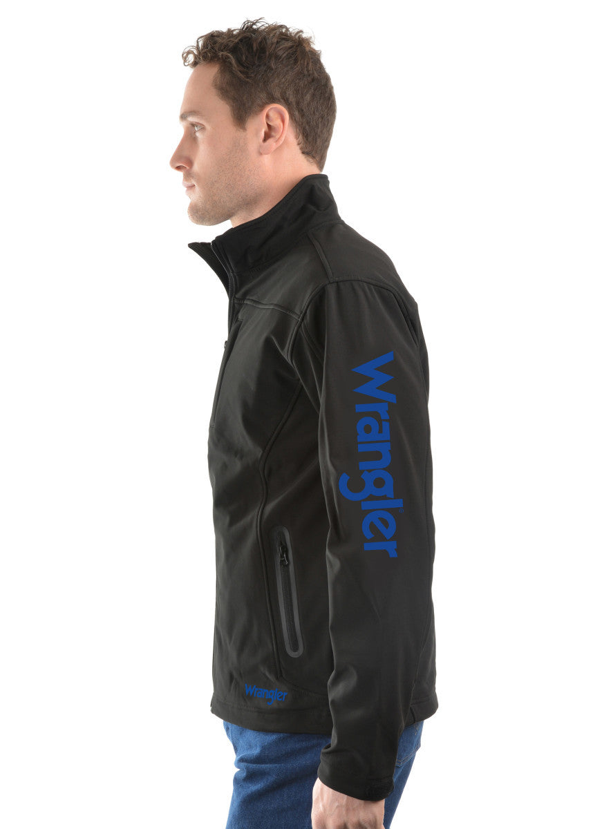 Wrangler Mens Logo Softshell Jacket