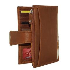 Compact Cowhide Wallet | Tan