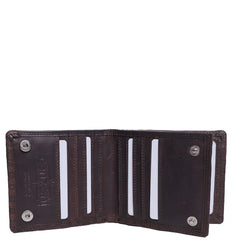 Embossed Mens Wallet | Brown