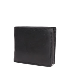 Mens Leather Tab Wallet | Black