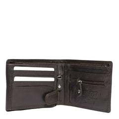 Mens Leather Tab Wallet | Brown