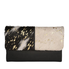 Black & Gold Foil Tri-Fold Wallet