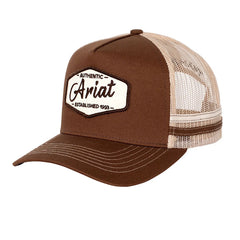 Ariat Mens Est Patch Brown and Caramel