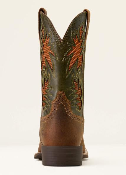 Ariat® Men's Buff Tan/Dusty Olive Sport Cool VentTEK Square Toe Boots