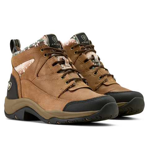 Womens Ariat Terrain Waterproof Boots DarlTan/Natural Southwest