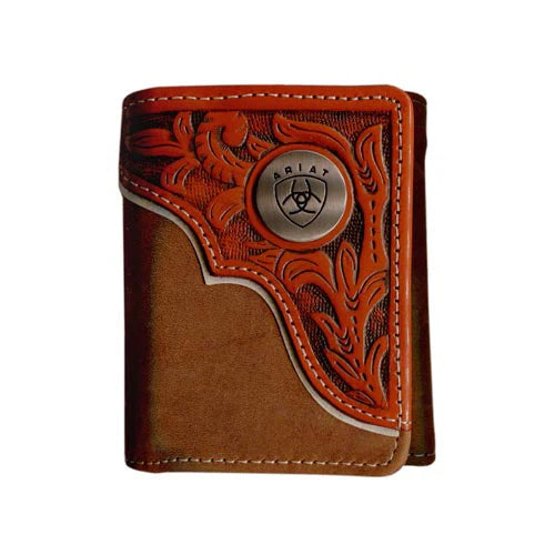 Ariat Tri fold Wallet Brown/Tan