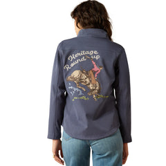 Ariat Womens New Team Softshell Heritage Jacket - Riverside Chambray