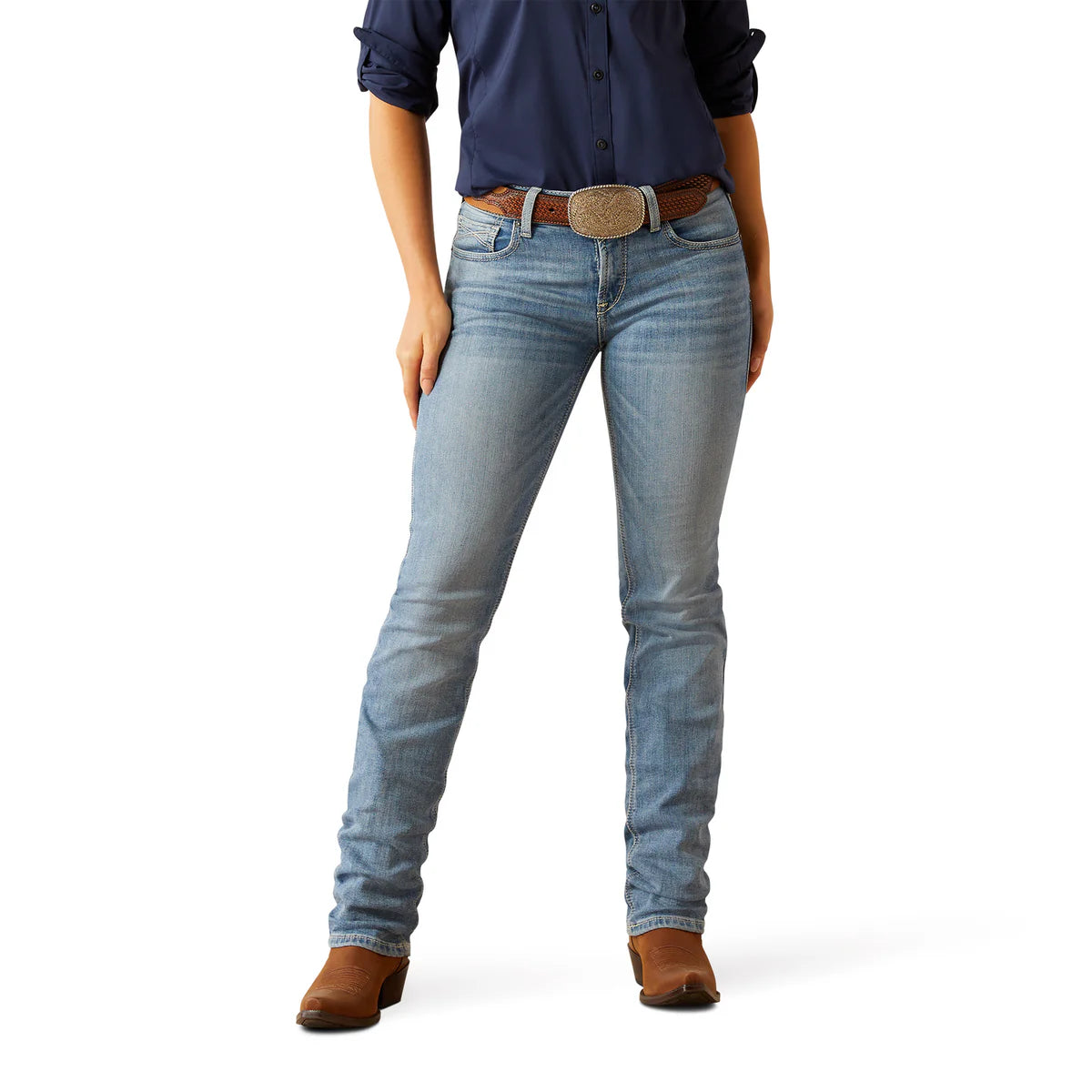Ariat Womens Jeans - Oklahoma Perfect Rise Straight
