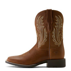 Ariat Women's Round Up Filly Western Boot - Sorrel Crunch