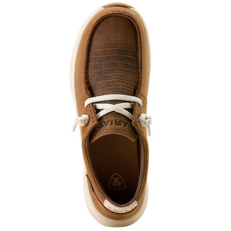 Ariat Womens Buckeye H20 Waterproof Coffee Bean/ Brown Lizard Emboss
