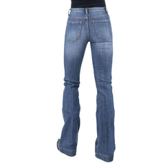 Stetson Women's Jeans 921 Flare Fit Plain Pocket
