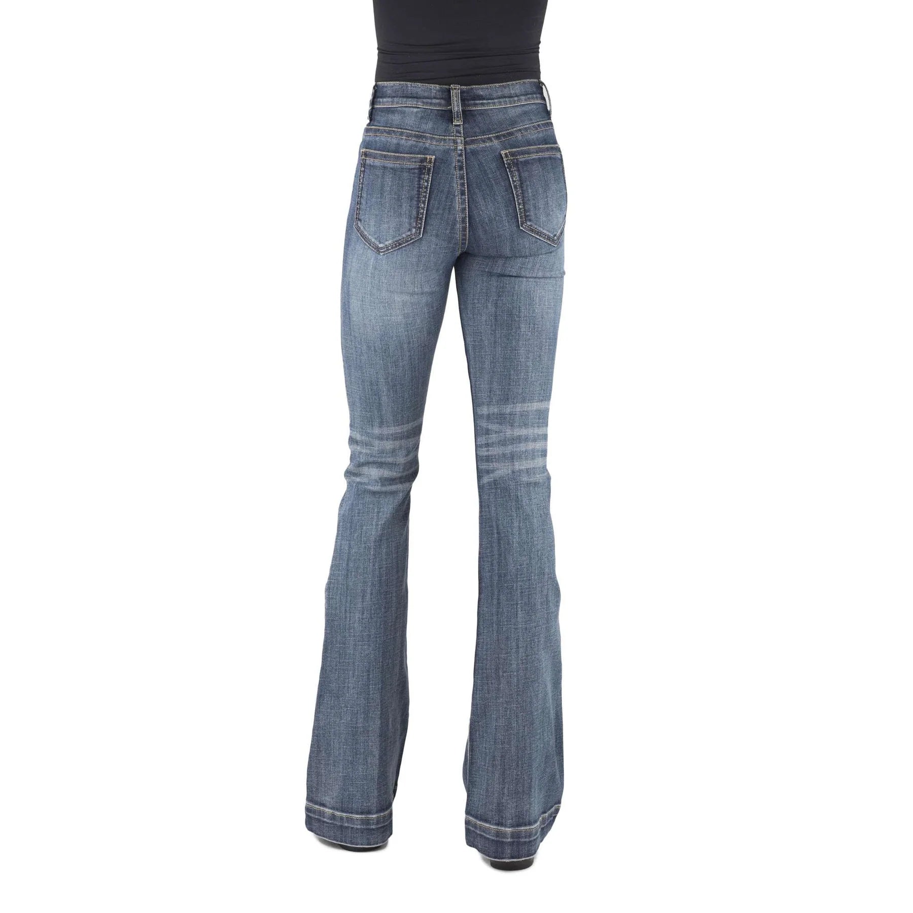 Stetson Women's Jeans 921 Flare Fit Plain Pocket