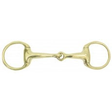 Mini Bit - Eggbut Snaffle - Brass