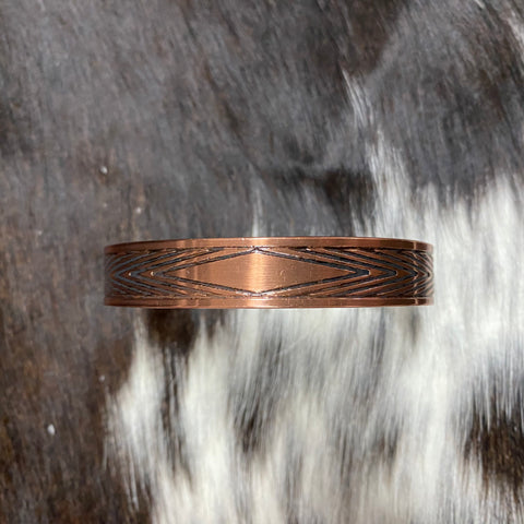 Magnetic Copper Cuff | Arrow