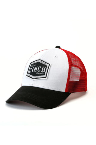 Cinch Trucker Cap - Red/White/Black