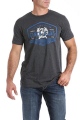 Cinch Mens Classic Logo Tee - Black Heather