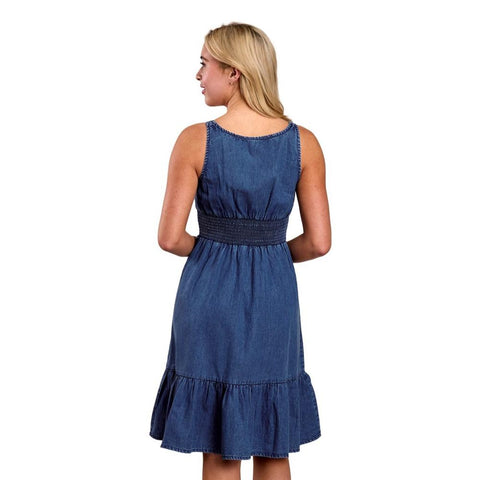 Roper Womens Denim Buckle Dress