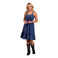 Roper Womens Denim Buckle Dress
