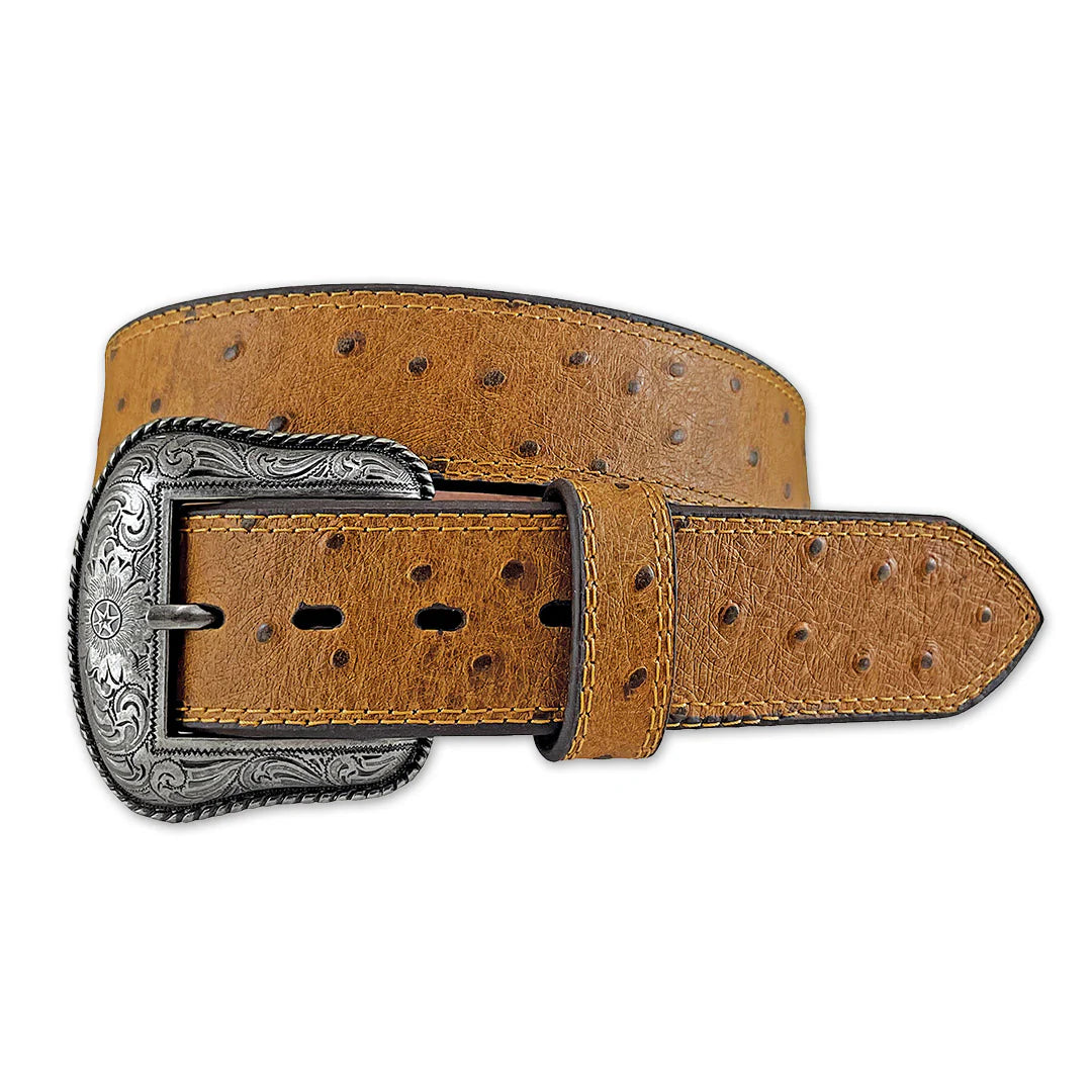 Roper Men's Ostrich Print Belt