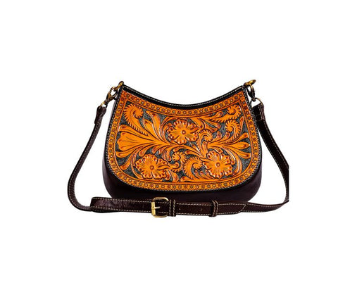 Daisy Hill Trail Hand-Tooled Bag