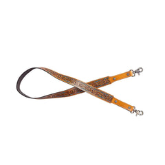 Mika Waterfall Hand-Tooled Leather Strap