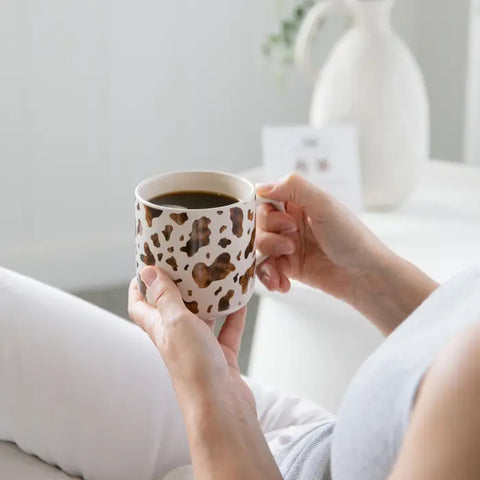 Saddle & Bloom Cow Mug