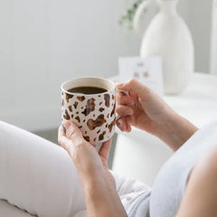Saddle & Bloom Cow Mug