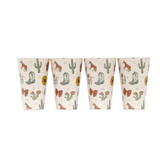 Saddle & Bloom Bamboo Melamine Cup & Jug Set