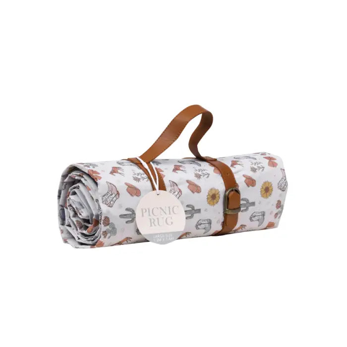 Saddle & Bloom Picnic Rug