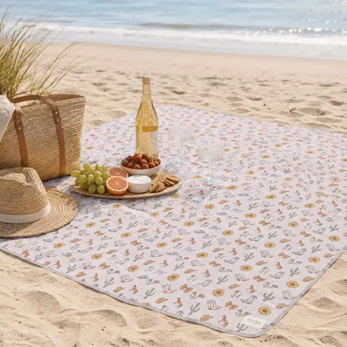 Saddle & Bloom Picnic Rug
